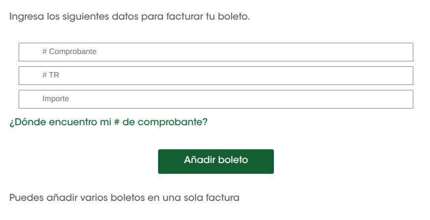Pasos para solicitar la factura digital CFDI de autobuses Chihuahuenses